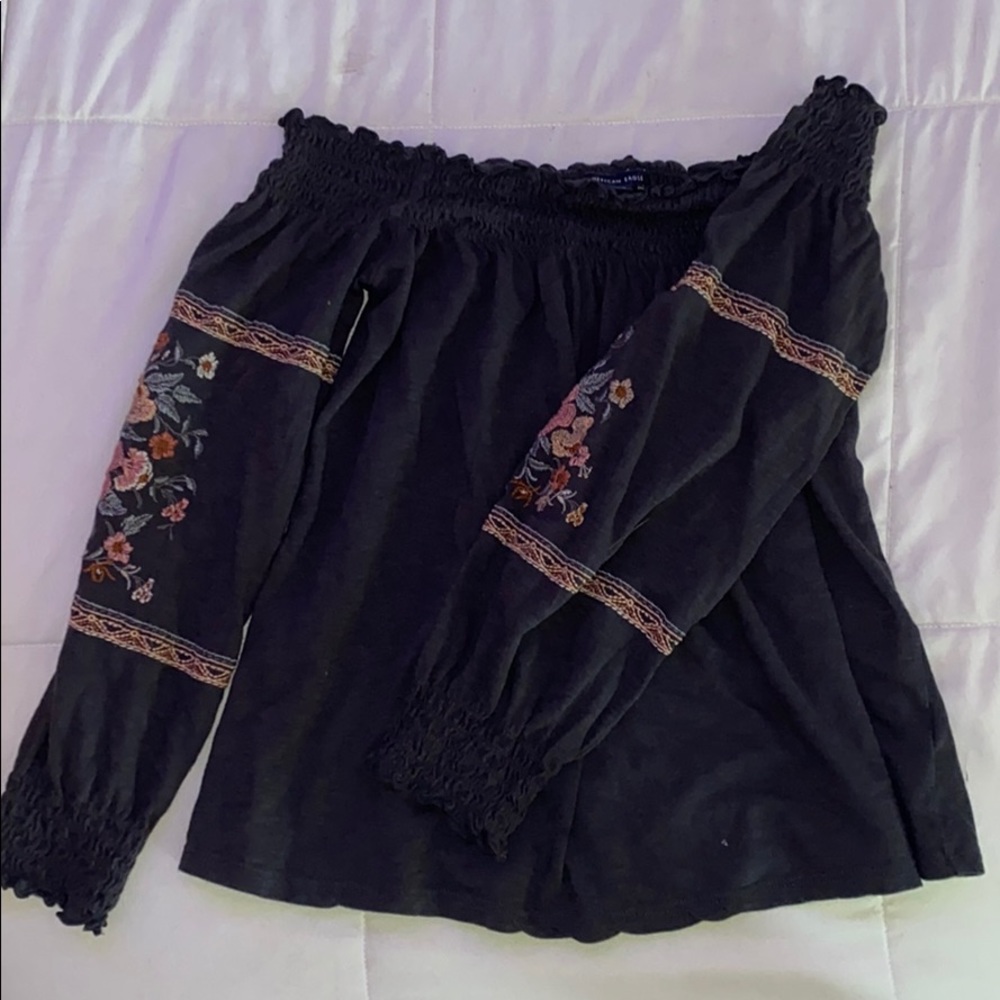 off the shoulder American Eagle long sleeve